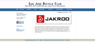 
                            7. Jakroo - San Jose Bicycle Club : : Home