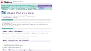 
                            11. JAL Family Club - Japan Airlines