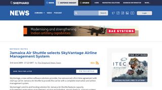 
                            12. Jamaica Air Shuttle selects SkyVantage Airline Management System ...