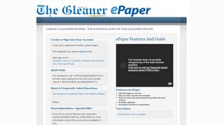 
                            2. Jamaica Gleaner ePaper - Your digital copy of the Gleaner Online