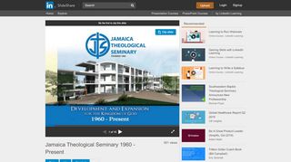 
                            12. Jamaica Theological Seminary 1960 - Present - SlideShare