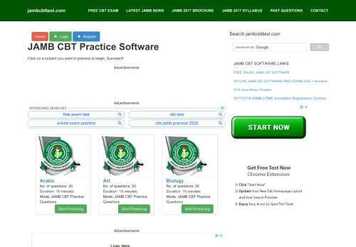 
                            4. JAMB Computer Based Test - Free Online CBT Software