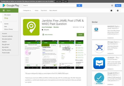 
                            4. Jambite: Free JAMB, Post UTME & WAEC Past Question - Apps on ...