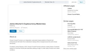 
                            13. James Altucher's Cryptocurrency Masterclass | LinkedIn