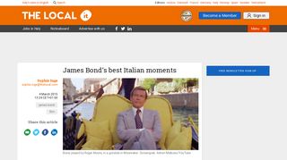 
                            5. James Bond's best Italian moments - The Local