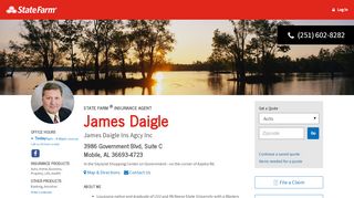
                            5. James Daigle State Farm Insurance (251) 602-8282 -- ...