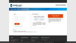 
                            1. James Hay Online - Secure Portal