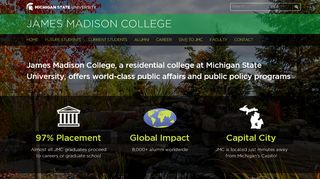 
                            10. James Madison College