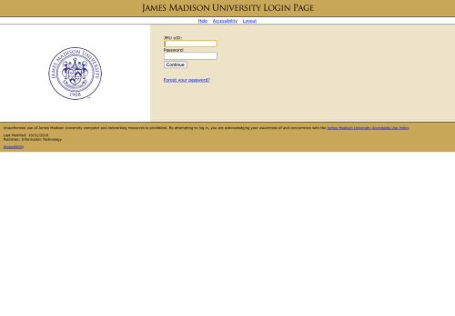 
                            5. James Madison University e-ID and Access Management