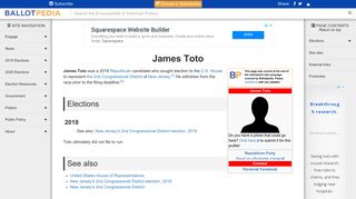 
                            7. James Toto - Ballotpedia
