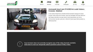 
                            12. Jan Hop - Nieuws Forester Februari 2019 | Autoweek keurt een ...