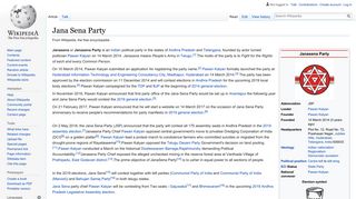
                            9. Jana Sena Party - Wikipedia