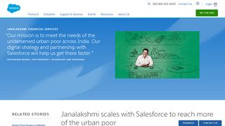 
                            2. Janalakshmi Financial - CRM Customer Success Story - Salesforce India