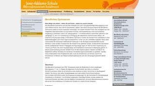
                            9. Jane-Addams-Schule – Oberstufenzentrum Sozialwesen: Berufliches ...