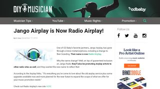 
                            10. Jango Airplay is Now Radio Airplay! - DIY Musician Blog