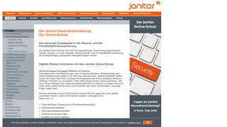 
                            11. Janitos.de Die Janitos Hausratversicherung. Der Online-Schutz.