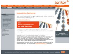 
                            4. Janitos.de Janitos Online-Tarifrechner.