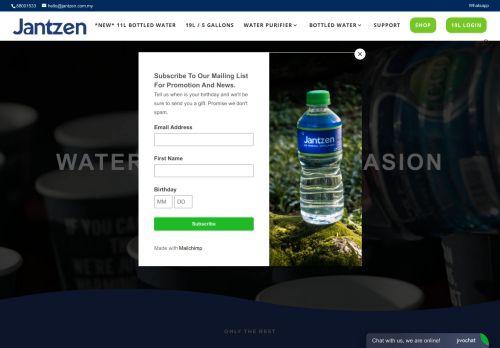 
                            1. Jantzen: Bottled Water Supplier | Kuala Lumpur