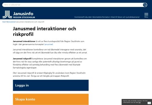 
                            12. Janusmed interaktioner och riskprofil - Janusinfo.se