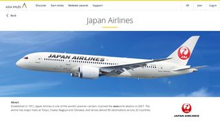 
                            4. Japan Airlines - Asia Miles