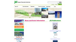 
                            9. Japan Concrete Institute HomePage