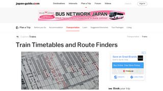 
                            3. Japan Train Timetables and Route Finders - Explaining Hyperdia