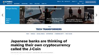 
                            6. Japanese banks exploring own cryptocurrency called the J-Coin