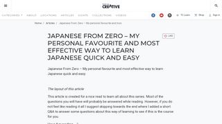 
                            13. Japanese From Zero – My personal favourite and most effective way to ...