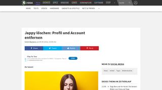 
                            10. Jappy löschen: Profil und Account entfernen – GIGA