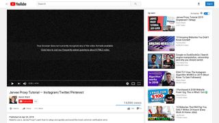 
                            9. Jarvee Proxy Tutorial — Instagram/Twitter/Pinterest - YouTube