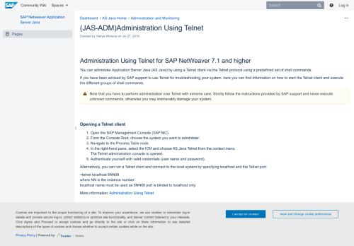 
                            12. (JAS-ADM)Administration Using Telnet - SAP Netweaver Application ...