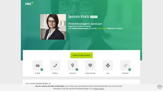 
                            9. Jasmin Kratz - Produktmanagerin APOSCOPE - EL PATO Ltd ... - Xing