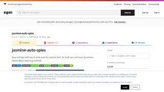 
                            13. jasmine-auto-spies - npm