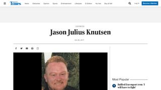 
                            6. Jason Julius Knutsen | Obituaries | qctimes.com