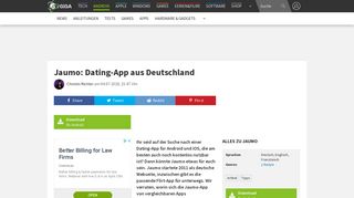 
                            4. Jaumo: Dating-App aus Deutschland – GIGA