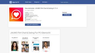 
                            5. JAUMO Flirt Chat & Dating für PC - Windows 10,8,7 (Deutsch ...