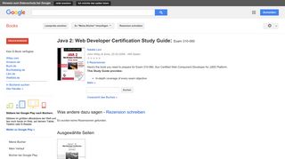 
                            10. Java 2: Web Developer Certification Study Guide: Exam 310-080