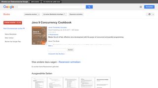 
                            10. Java 9 Concurrency Cookbook - Google Books-Ergebnisseite