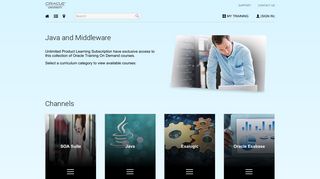 
                            8. Java and Middleware - Oracle Learning Subscription