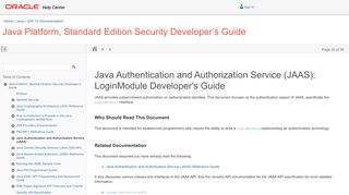 
                            11. Java Authentication and Authorization Service (JAAS): LoginModule ...