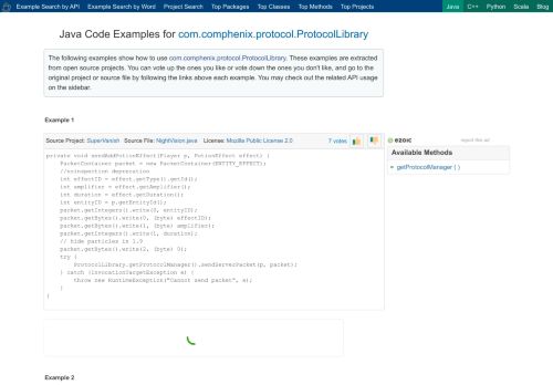 
                            5. Java Code Examples com.comphenix.protocol.ProtocolLibrary