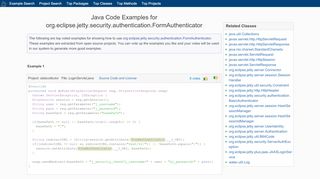 
                            6. Java Code Examples org.eclipse.jetty.security.authentication ...