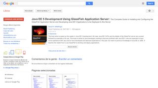 
                            13. Java EE 5 Development Using GlassFish Application Server: The ...
