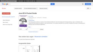 
                            5. Java EE 6 Pocket Guide