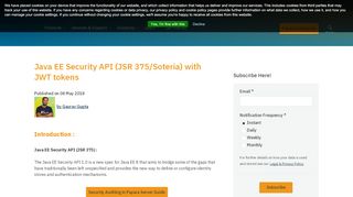 
                            4. Java EE Security API (JSR 375/Soteria) with JWT tokens - Payara Blog