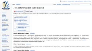 
                            12. Java Enterprise: Ein erstes Beispiel – Wikibooks, Sammlung freier ...