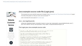 
                            13. Java examples | Login.java - authprovider, keystore, login ...