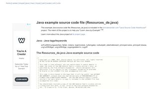 
                            8. Java examples | Resources_de.java - fehler, loginmodule, principal ...