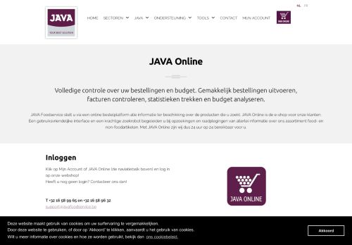 
                            2. JAVA Online - JAVA FOODSERVICE