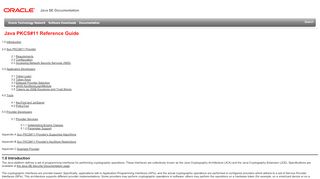 
                            7. Java PKCS#11 Reference Guide - Oracle Docs